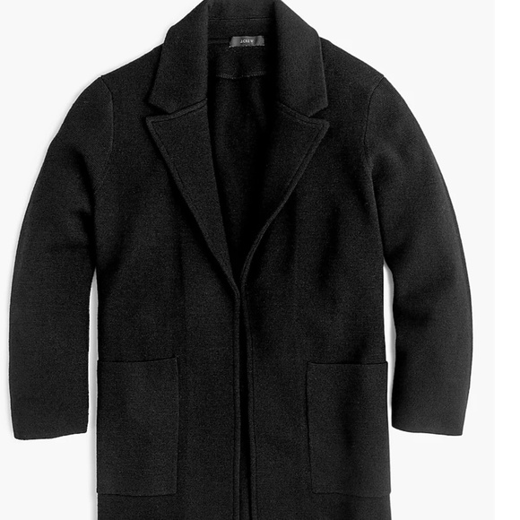 J Crew Sophie Sweater Blazer black XS - Picture 2 of 4